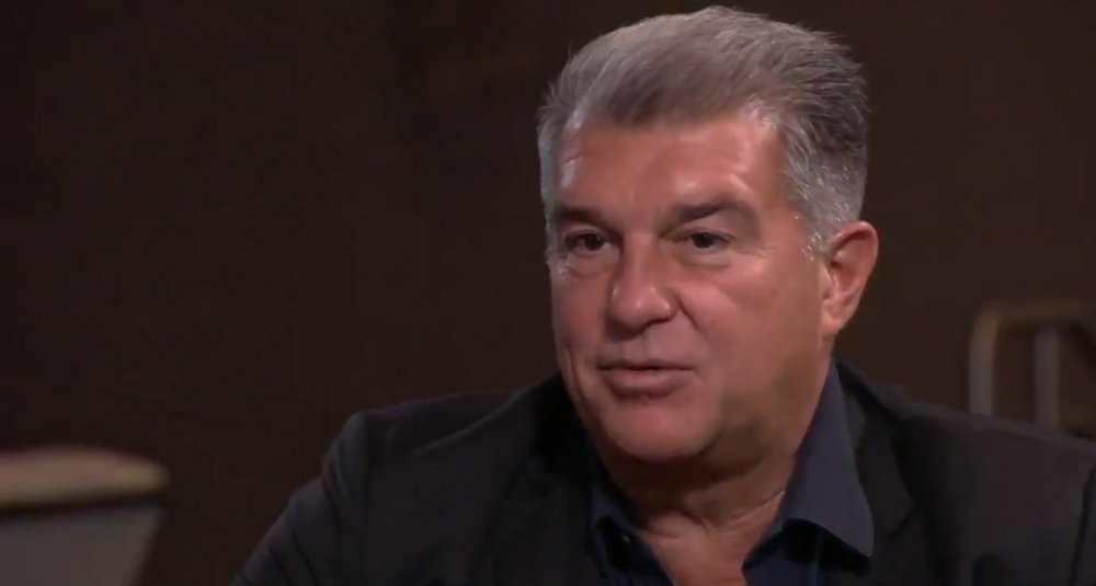 Laporta mentions possible Messi return. Twitter/ESPN_JorgeRamos