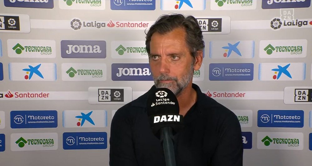 El Getafe se impuso por 2-1 a la Real. Captura/DAZN