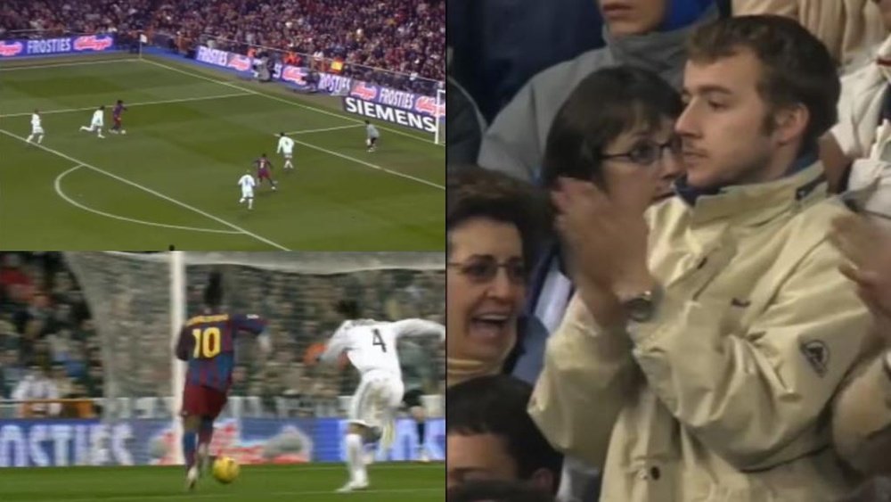 Lo que Ronaldinho le confesó a Iniesta días antes de ser ovacionado por el Bernabéu. Captura/Movista