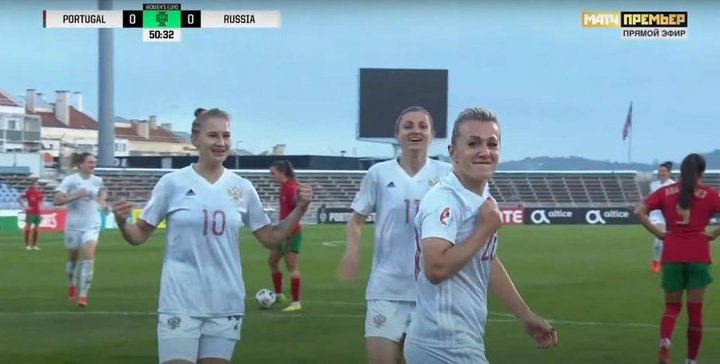 La UEFA elimina a Rusia de la Eurocopa Femenina; Portugal ocupará su plaza