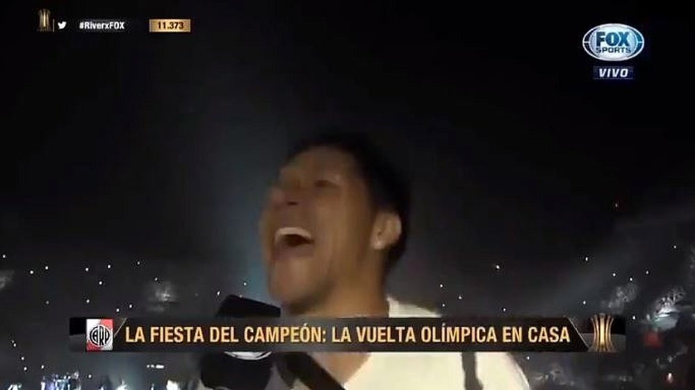 Enzo Pérez Copa Libertadores. Captura/FoxSports