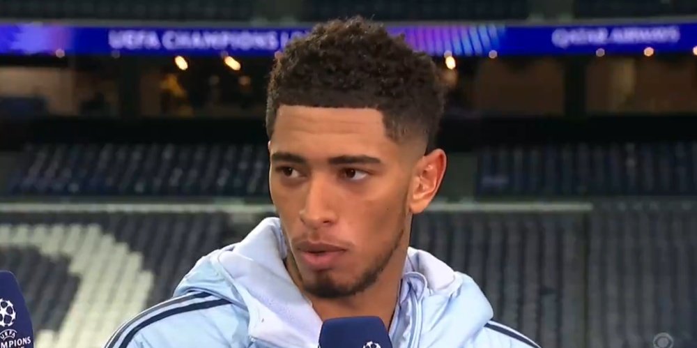 Jude Bellingham praised his teammate Rodrygo to the skies. Screenshot/CBS Sports