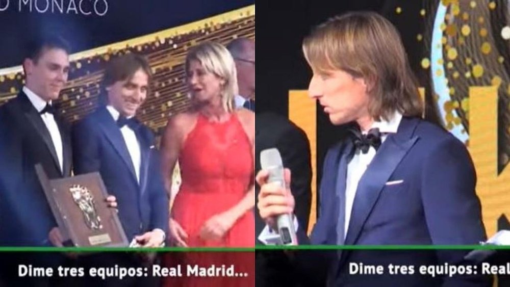 Modric put himself in an awkward situation. Captura/ASTV