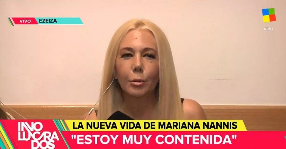 Nannis presentó su denuncia contra Caniggia por abusos sexuales. Captura/AmericaTV