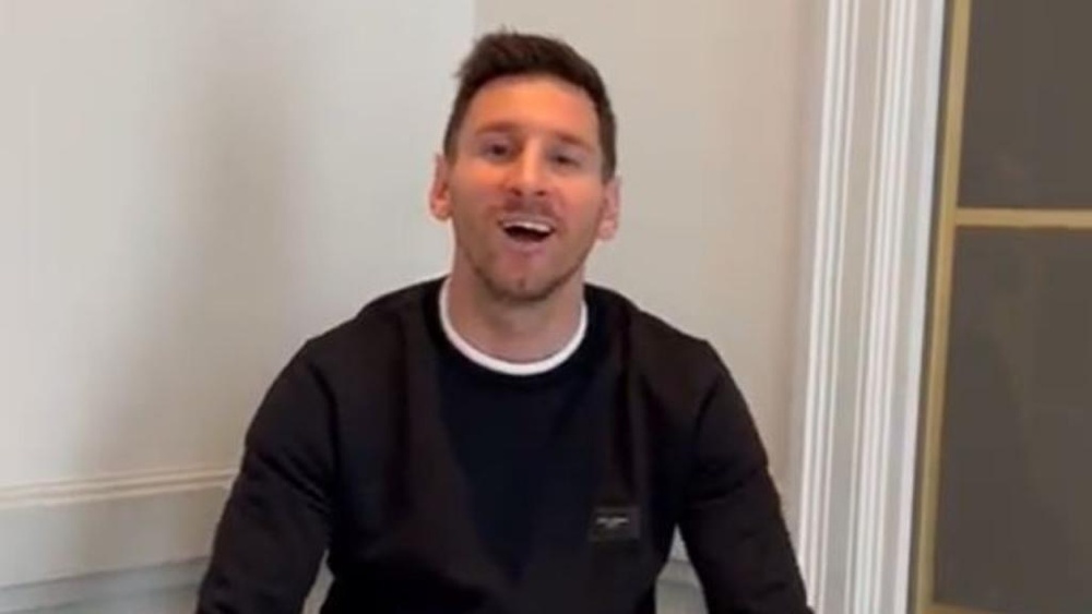 Messi también se despidió de Maxi. Twitter/Newells