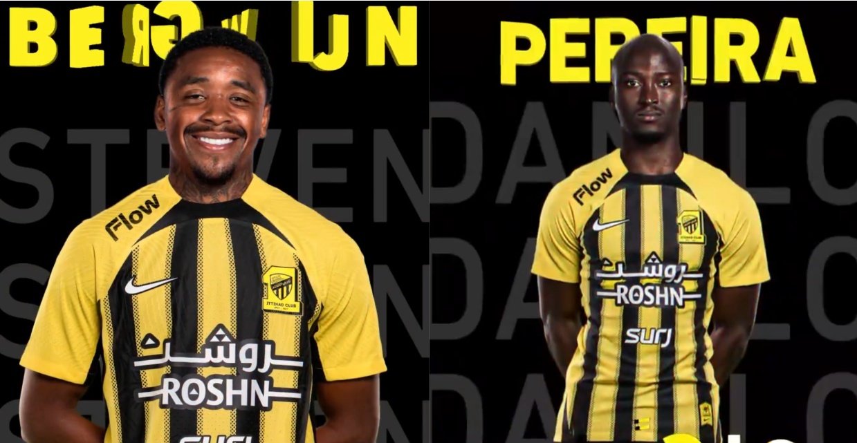 Bergwijn and Danilo Pereira will play for Al-Ittihad. Screenshot/AlIttihad