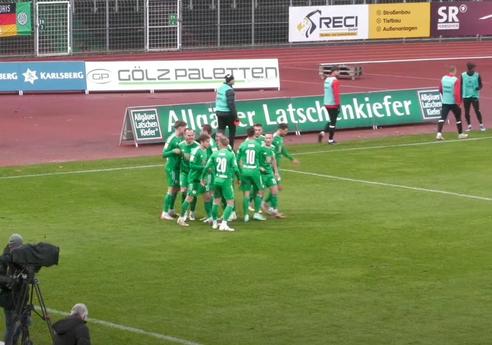 El 08 Homburg, el equipo de 4ª que busca los cuartos de final de la DFB Pokal. Captura/fc08homburg