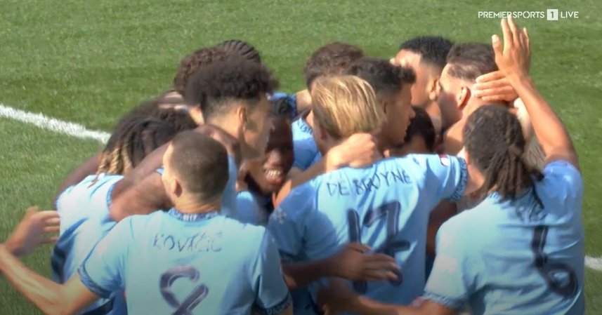 El Manchester City conquistó la Community Shield en los penaltis. Captura/PremierSports