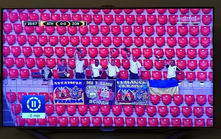 Fe ucraniana: 4.000 kilómetros para celebrar el gol del Zorya en San Mamés