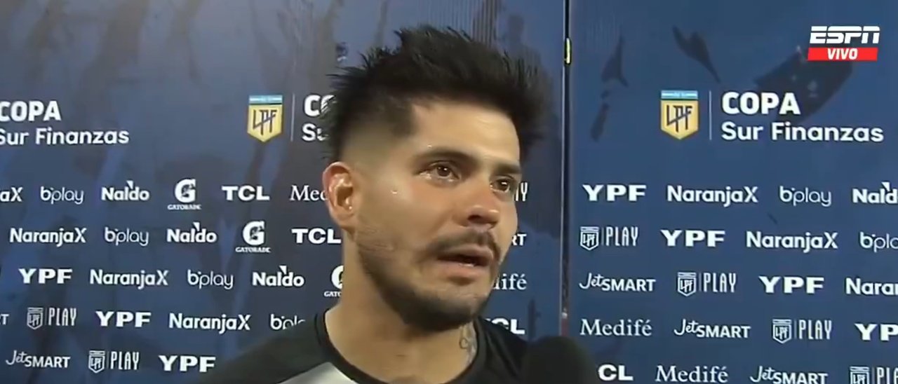 Detienen al portero de Sarmiento por violencia doméstica. Captura/ESPN