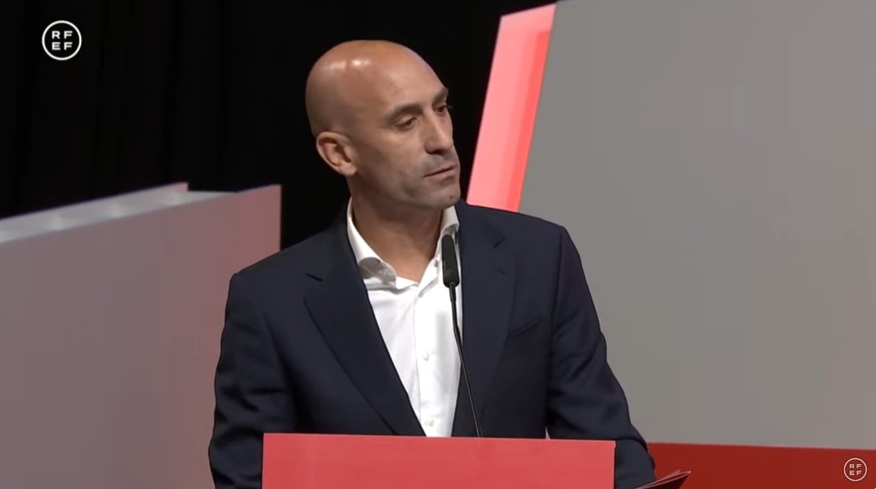 Luis Rubiales podría dimitir. Captura/RFEF