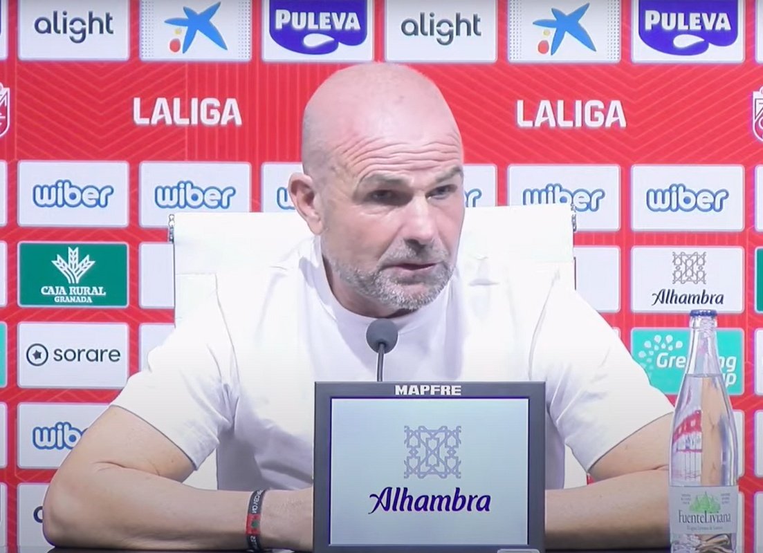 Paco López se dirigió en elogios al Girona. Captura/GranadaCF