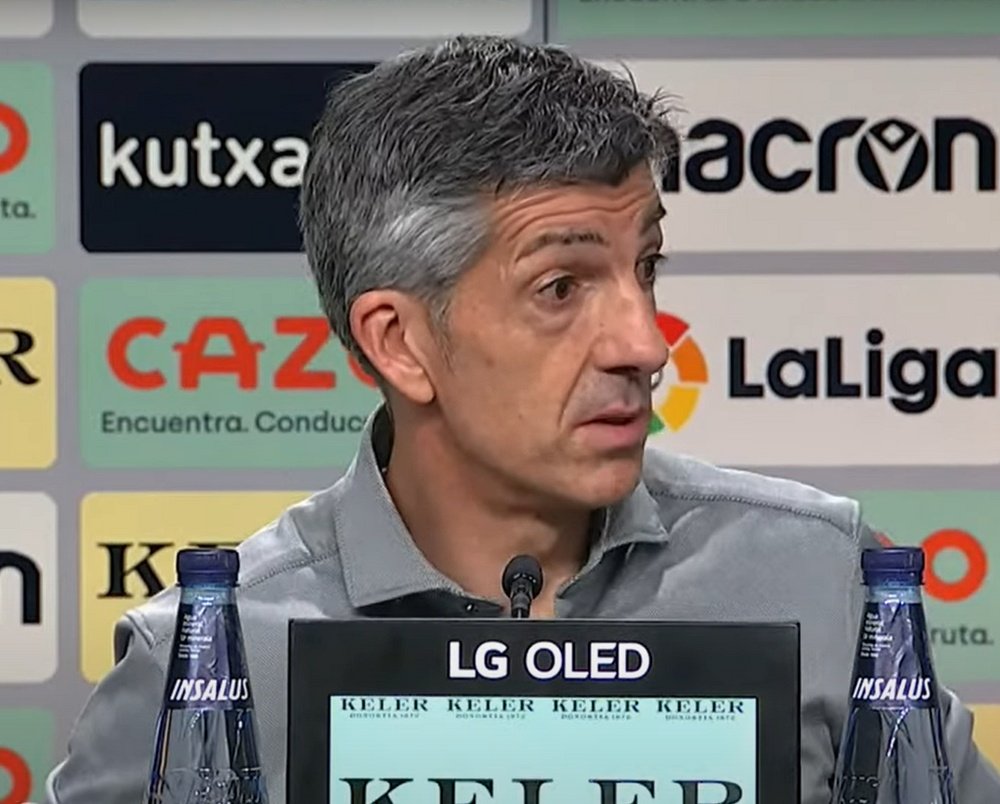Imanol confía en la recuperación de su equipo. Captura/LaLiga