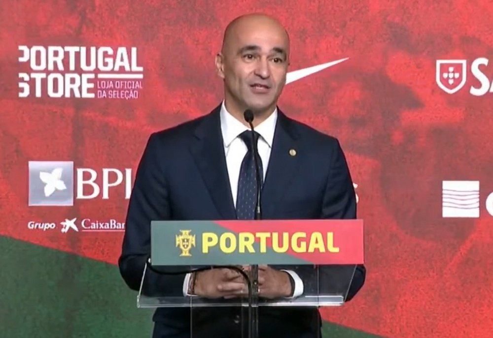 Roberto Martínez fue presentado como nuevo entrenador de Portugal. Captura/FPF