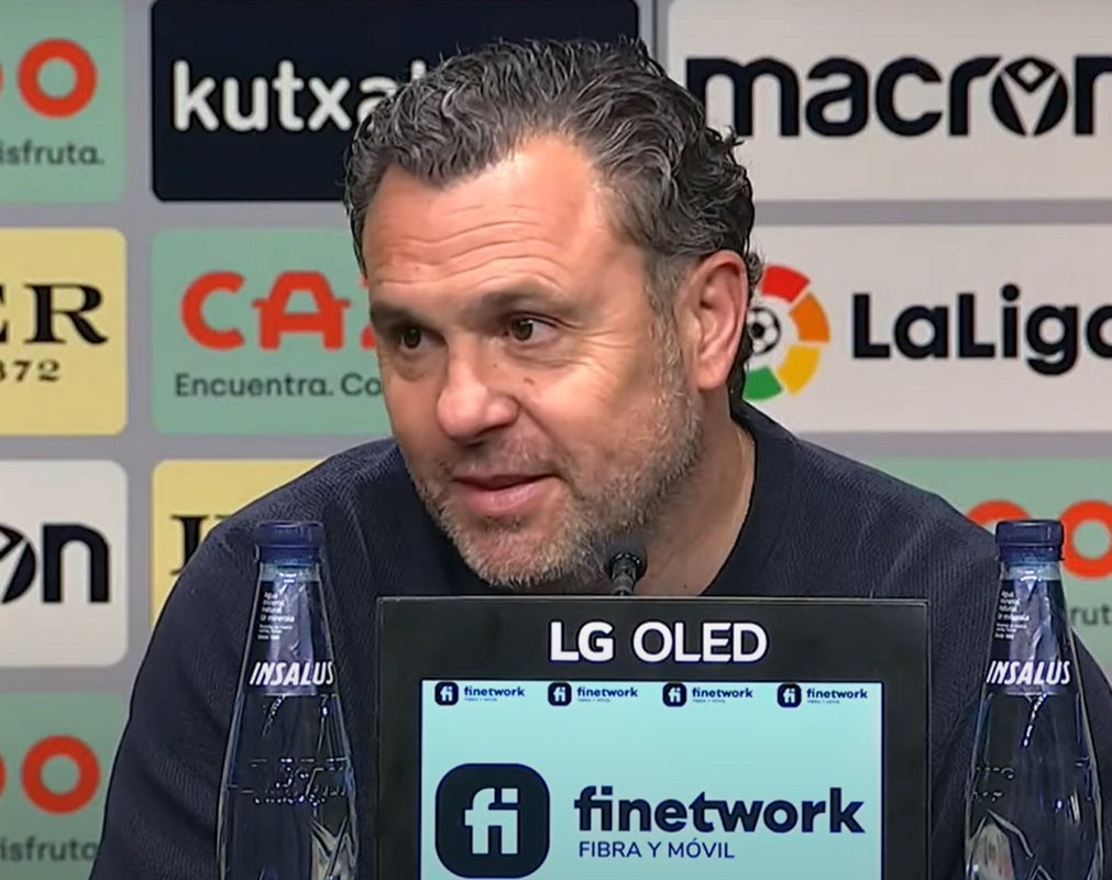 Sergio se mostró satisfecho con la actuación de sus jugadores. Captura/LaLiga
