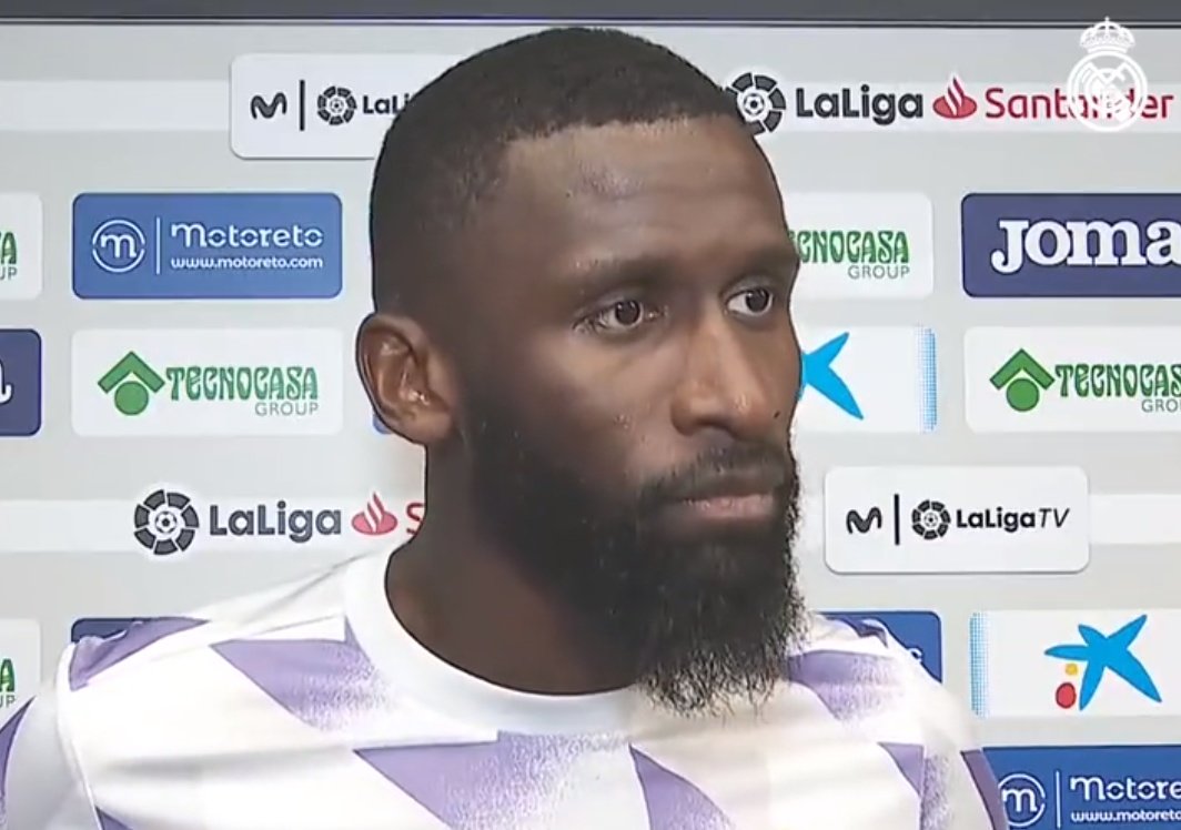 Rüdiger expresó sus sensaciones tras el triunfo. Captura/Real Madrid TV