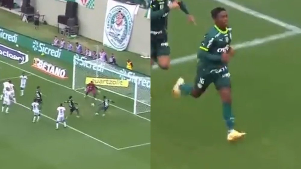 Endrick marcó por primera vez en el año. Captura/Paulistao