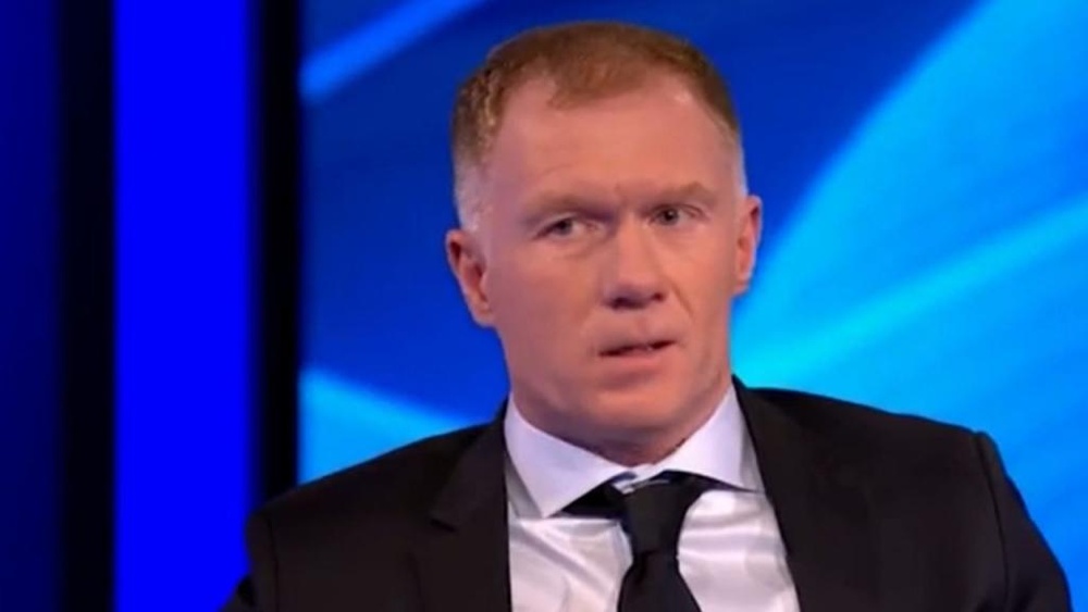 Scholes sentenció a su ex compañero Carrick. Captura/BTSport