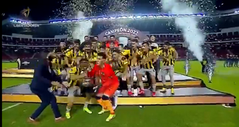 Peñarol, nuevo campeón de la Libertadores Sub 20. Twitter/OficialCAP