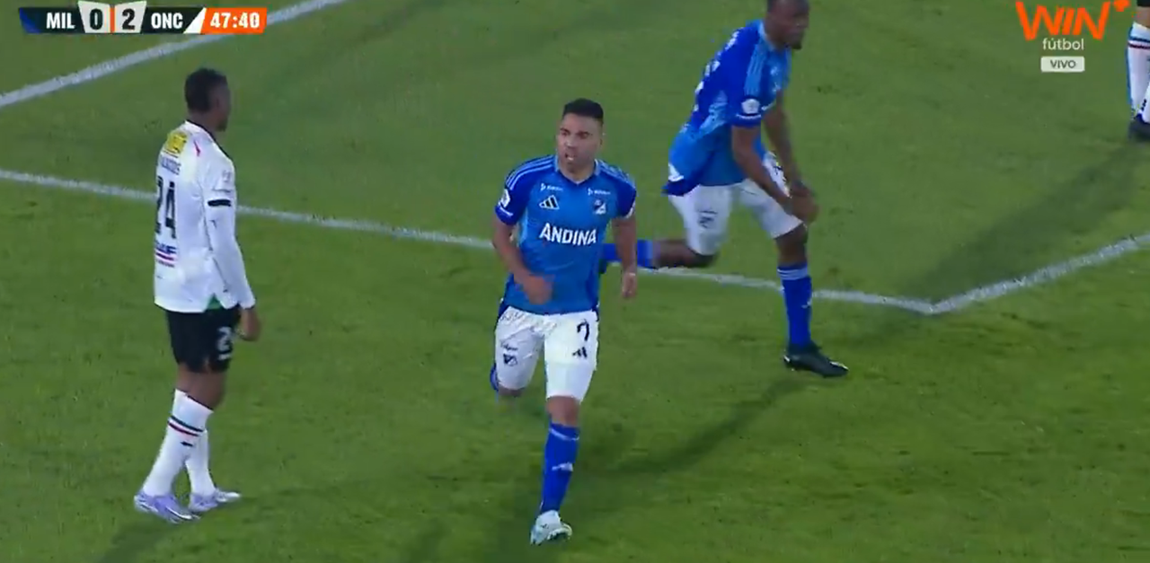 Radamel Falcao y Dayro Moreno se vieron las caras en los cuadrangulares. Pese al empate a dos, el 'Tigre' fue el que se impuso en la lucha por ser el máximo goleador histórico del país.