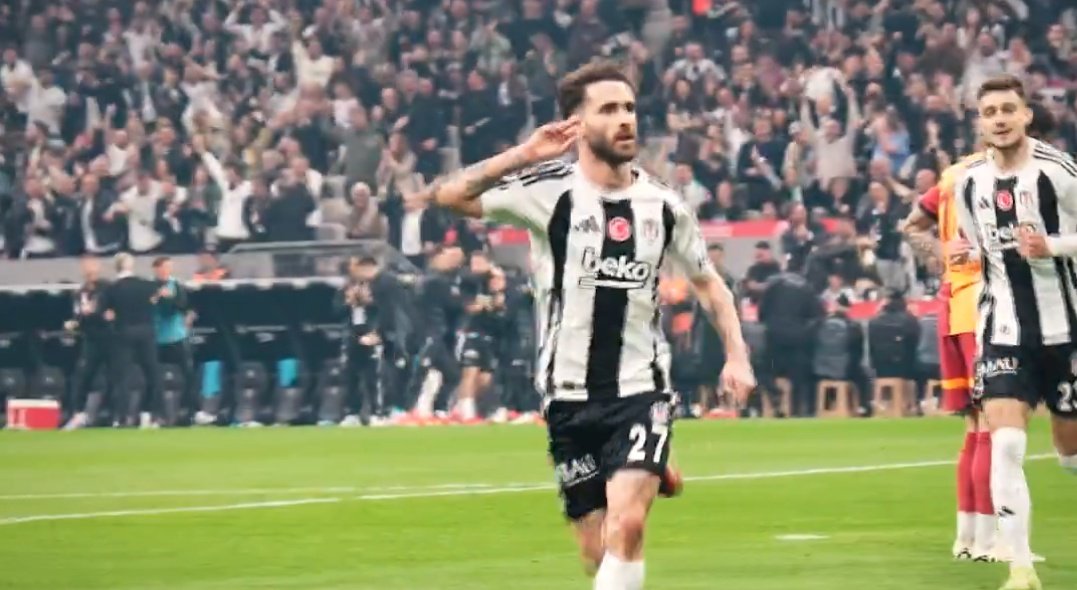 El Besiktas pone punto y final a la imbatibilidad del Galatasaray. Captura/Besiktas