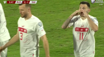 L'attaquant international suisse de 31 ans n'a eu besoin que de 29 minutes pour inscrire un triplé face à la Biélorussie en éliminatoires pour l'Euro 2024.
