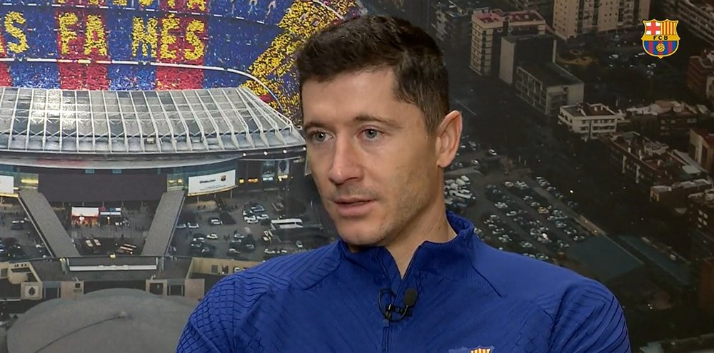 Robert Lewandowski aseguró que la clave en el fútbol es encontrar el equilibrio. Captura/FCBarcelona