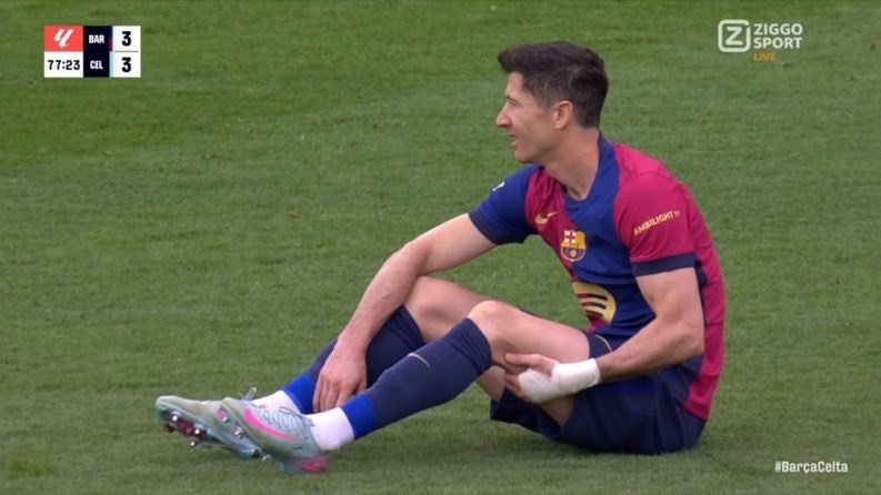 Lewandowski acendeu o sinal de alerta no Barça