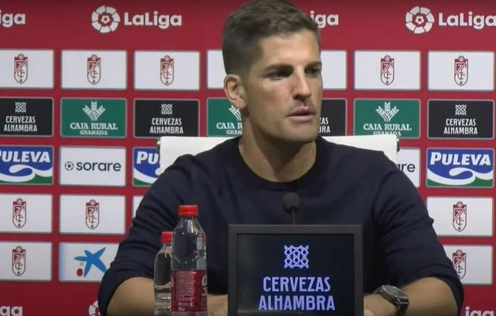 Robert Moreno habló tras la derrota del Granada ante el Betis. Youtube/GranadaCF