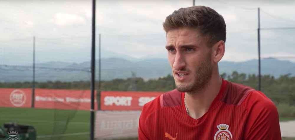 Santi Bueno, con ganas de volver. YouTube/GironaFC
