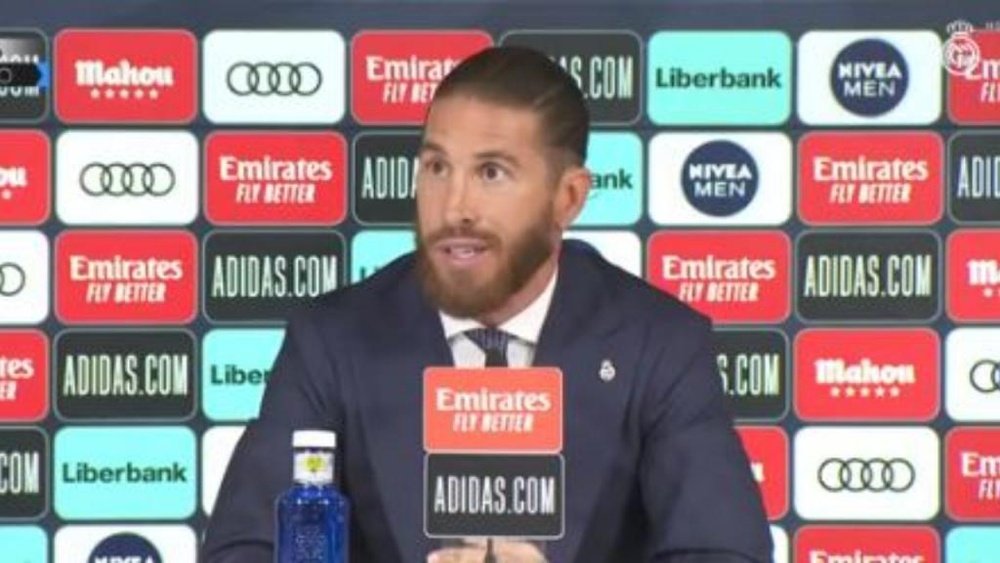 El adiós de Sergio Ramos al Madrid, EN DIRECTO. Captura/RealMadridTV