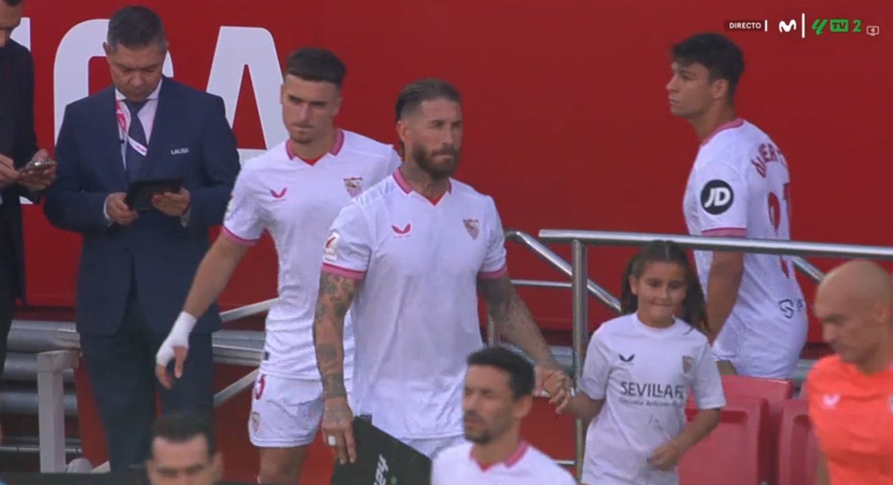 El hijo pródigo vuelve al Pizjuán como titular. Captura/MovistarLaLiga2