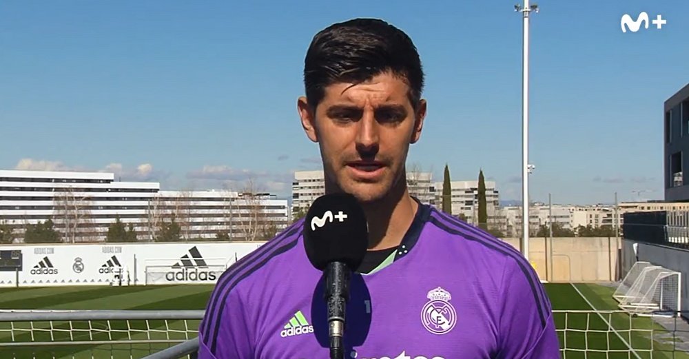 Courtois to go up against former side. Screenshot/Vamos