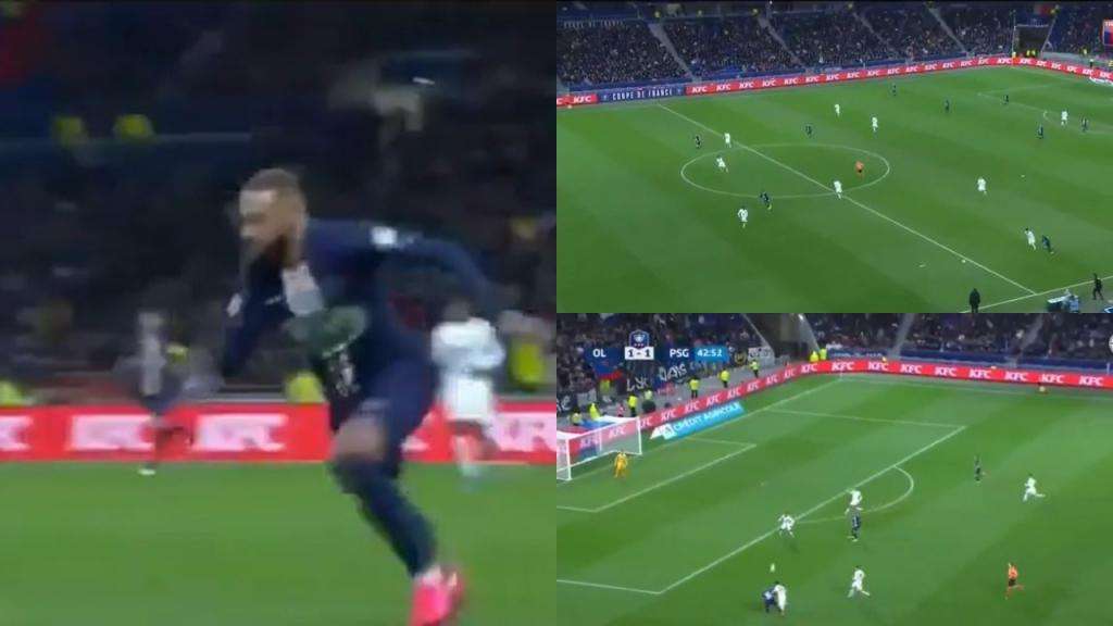 El sprint de Neymar que acabó en susto por posible lesión