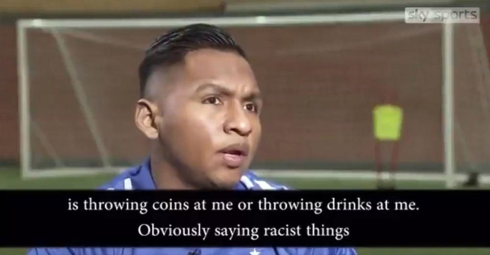 Morelos did not say what was written in the subtitles. Captura/SkySports