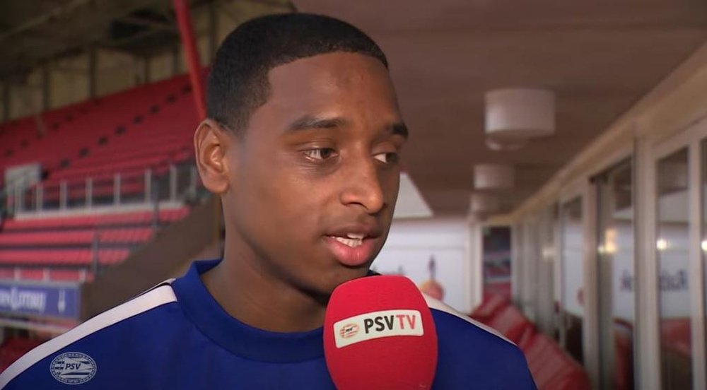 Interview with Pablo Rosario. Screenshot/Youtube/PSV