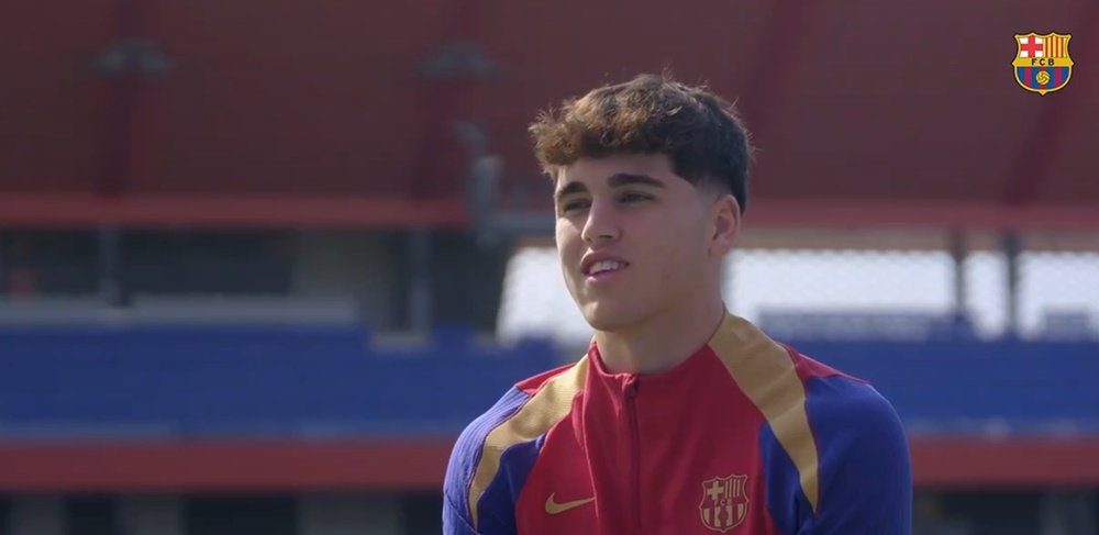 Pau Cubarsi has become a permanent fixture for Xavi Hernandez. Screenshot/FCBarcelona_es
