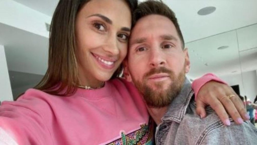Antonela le mandó un cariñoso mensaje a Messi. Instagram/antonelaroccuzzo