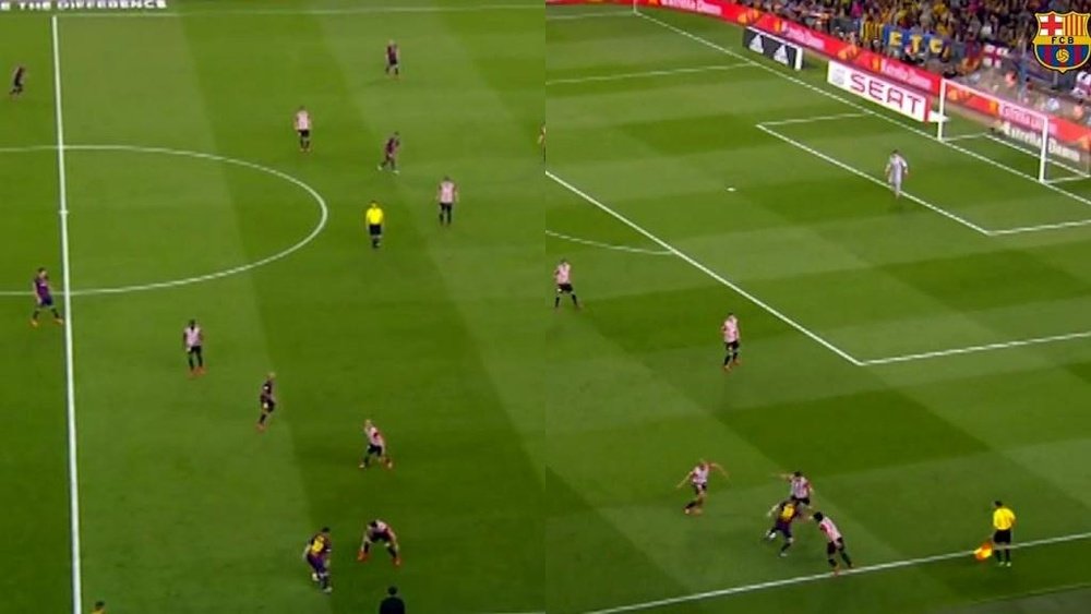 This is what happens in a final with Messi. Screenshot/Dugout