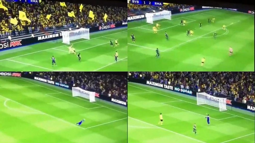 Ver para creer: el gol más surrealista de la historia de toda la saga FIFA. Twitter/Yasser_Harthi
