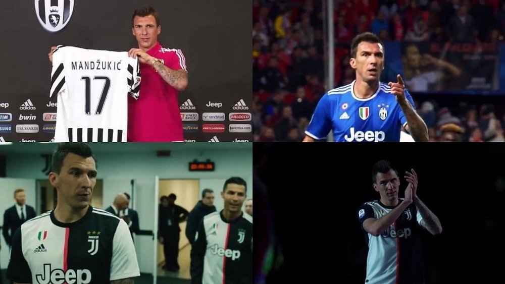 O vídeo que homenageia Mandzukic. Twitter/JuventusFC