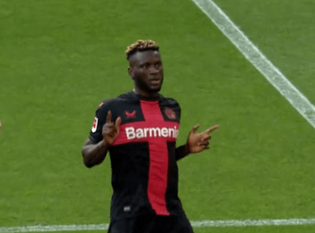 Boniface, jugador y 'rookie' del mes de la Bundesliga
