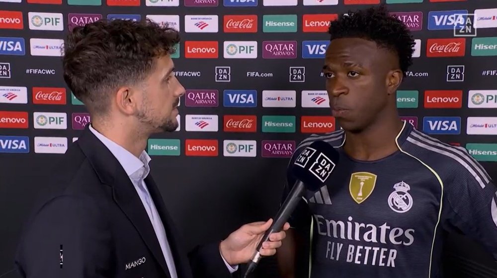 Vinícius Júnior scored and provided an assist. Capture/DAZN