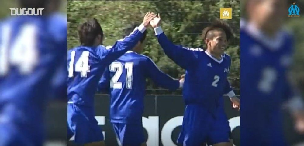 VÍDEO: aquel gol de Nagatomo en Marsella hace 13 años. Captura/Dugout