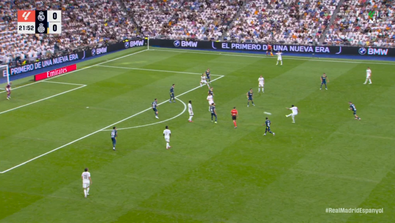 Militao se sacó un cañonazo a más de 30 metros para poner el 1-0
