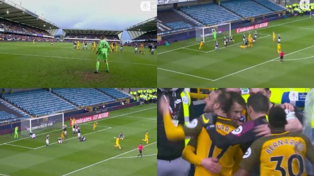 Grosse erreur de Martin. EmiratesFACup