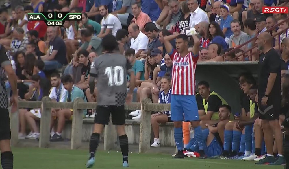 El Alavés se impuso al Sporting en la tanda de penaltis. Captura/RealSportingdeGijón