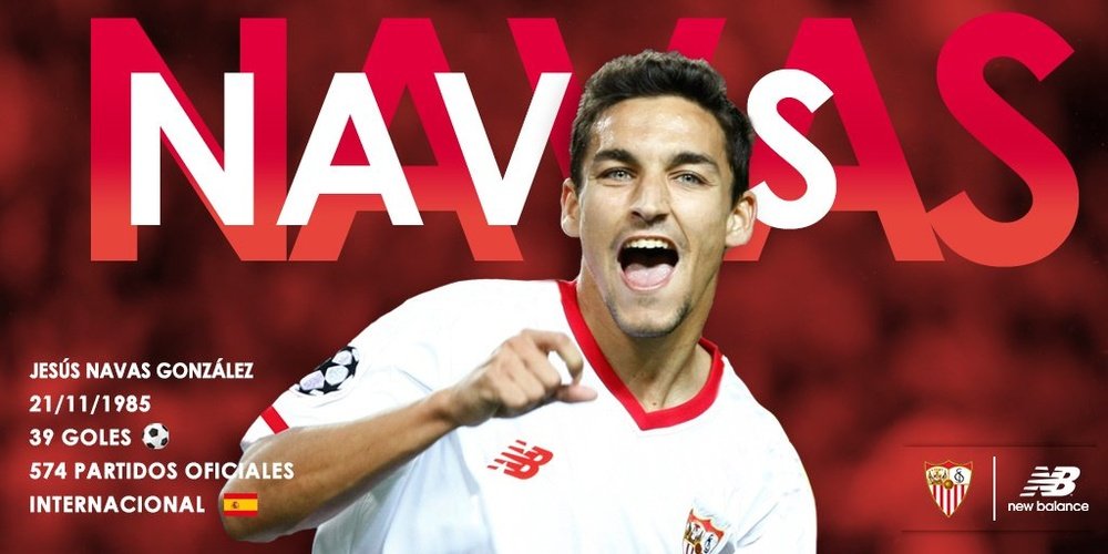 Jesus Navas rejoint Séville. SevillaFC