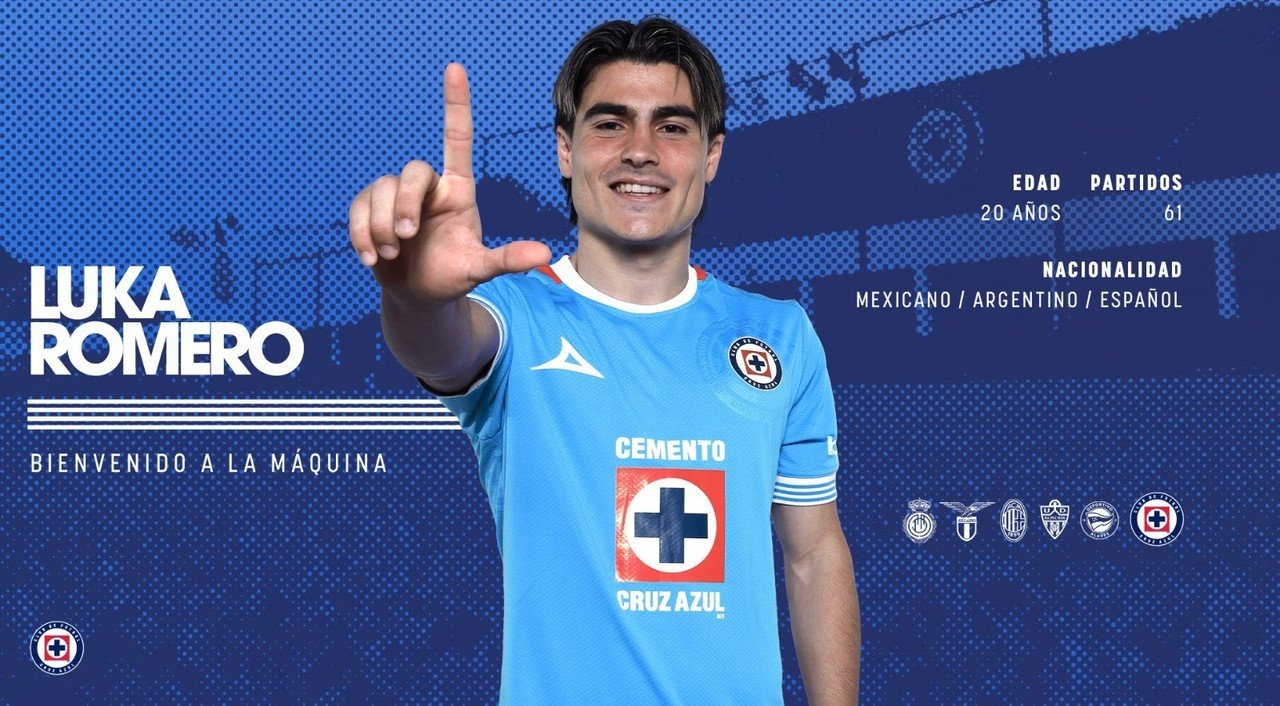 Luka Romero deja el Alavés y ficha por Cruz Azul. Cruz Azul