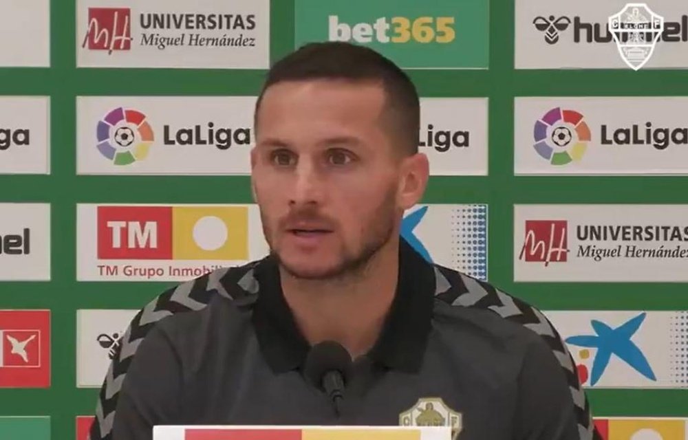 Piatti confía en las posibilidades de permanencia del Elche. Twitter/ElcheCF